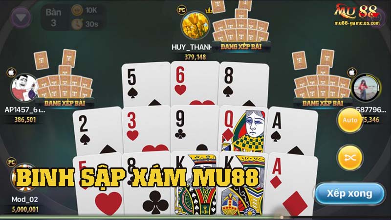 Đôi nét về game bài Binh sập xám tại nhà cái MU88